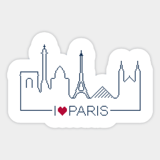 I love Paris Sticker